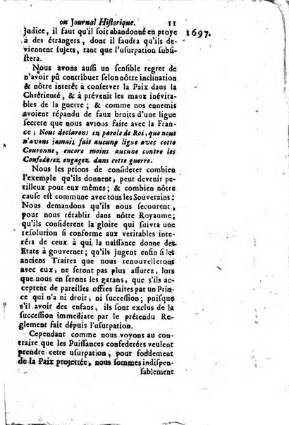 Journal historique sur les matières du tems contenant aussi quelques nouvelles de littérature et autres remarques curieuses