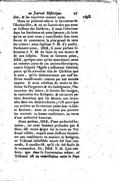 Journal historique sur les matières du tems contenant aussi quelques nouvelles de littérature et autres remarques curieuses