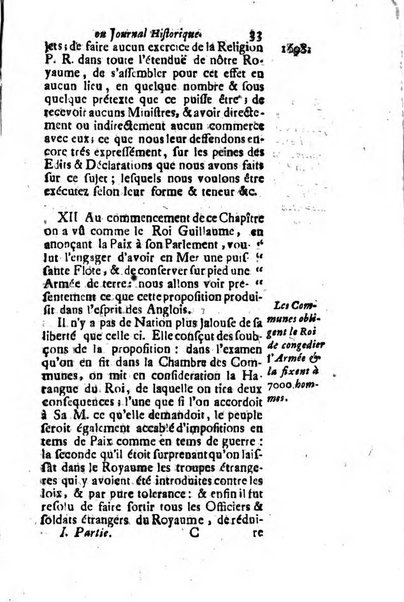 Journal historique sur les matières du tems contenant aussi quelques nouvelles de littérature et autres remarques curieuses