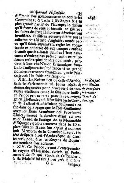 Journal historique sur les matières du tems contenant aussi quelques nouvelles de littérature et autres remarques curieuses