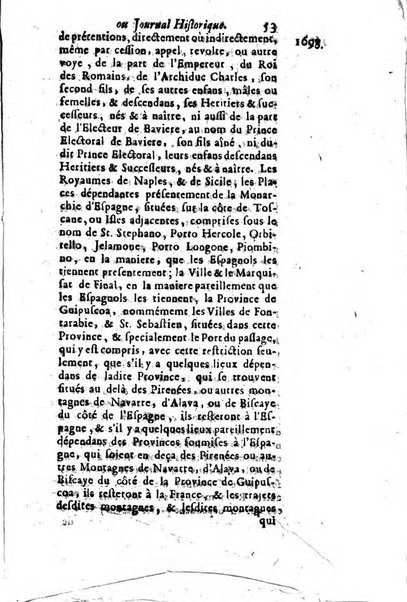 Journal historique sur les matières du tems contenant aussi quelques nouvelles de littérature et autres remarques curieuses