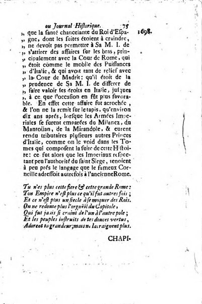 Journal historique sur les matières du tems contenant aussi quelques nouvelles de littérature et autres remarques curieuses