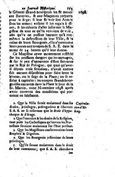 Journal historique sur les matières du tems contenant aussi quelques nouvelles de littérature et autres remarques curieuses