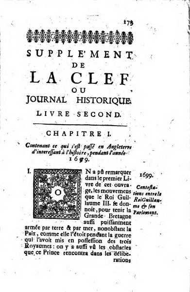 Journal historique sur les matières du tems contenant aussi quelques nouvelles de littérature et autres remarques curieuses