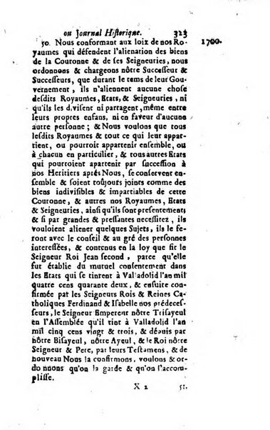 Journal historique sur les matières du tems contenant aussi quelques nouvelles de littérature et autres remarques curieuses