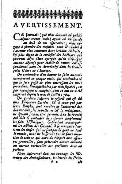 Journal historique sur les matières du tems contenant aussi quelques nouvelles de littérature et autres remarques curieuses