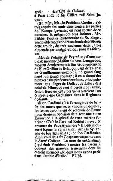 Journal historique sur les matières du tems contenant aussi quelques nouvelles de littérature et autres remarques curieuses