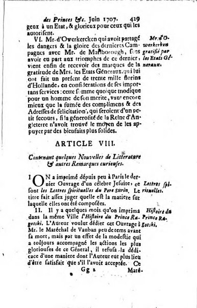 Journal historique sur les matières du tems contenant aussi quelques nouvelles de littérature et autres remarques curieuses