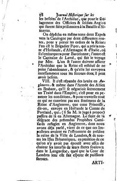 Journal historique sur les matières du tems contenant aussi quelques nouvelles de littérature et autres remarques curieuses