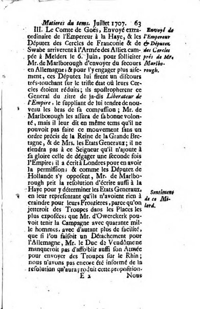 Journal historique sur les matières du tems contenant aussi quelques nouvelles de littérature et autres remarques curieuses