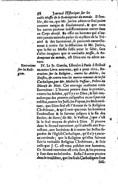 Journal historique sur les matières du tems contenant aussi quelques nouvelles de littérature et autres remarques curieuses