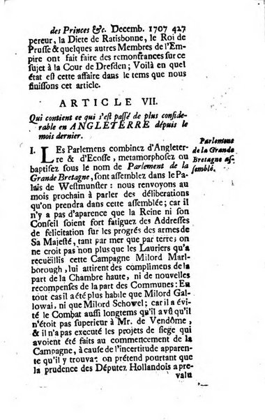 Journal historique sur les matières du tems contenant aussi quelques nouvelles de littérature et autres remarques curieuses