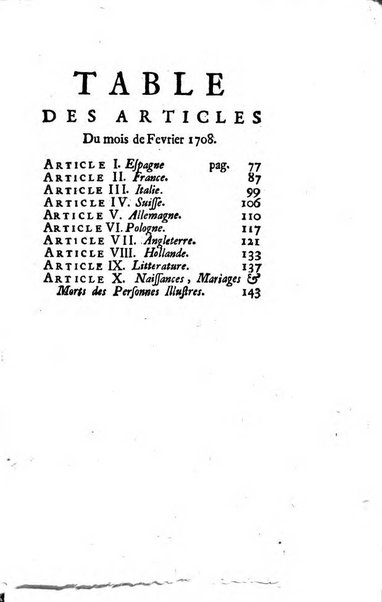 Journal historique sur les matières du tems contenant aussi quelques nouvelles de littérature et autres remarques curieuses