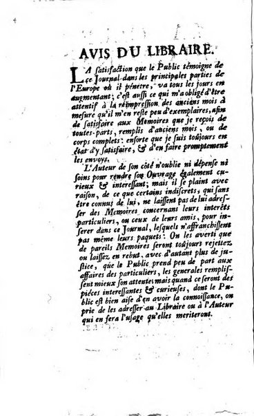 Journal historique sur les matières du tems contenant aussi quelques nouvelles de littérature et autres remarques curieuses