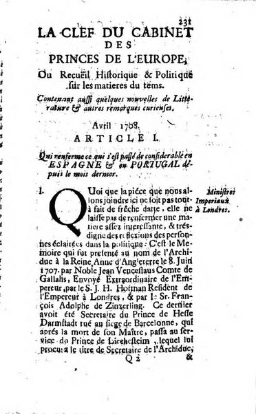 Journal historique sur les matières du tems contenant aussi quelques nouvelles de littérature et autres remarques curieuses