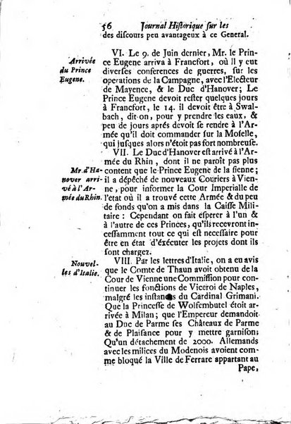 Journal historique sur les matières du tems contenant aussi quelques nouvelles de littérature et autres remarques curieuses