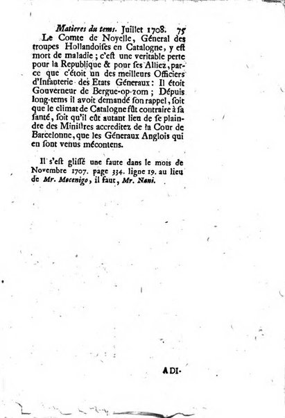 Journal historique sur les matières du tems contenant aussi quelques nouvelles de littérature et autres remarques curieuses