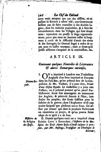 Journal historique sur les matières du tems contenant aussi quelques nouvelles de littérature et autres remarques curieuses