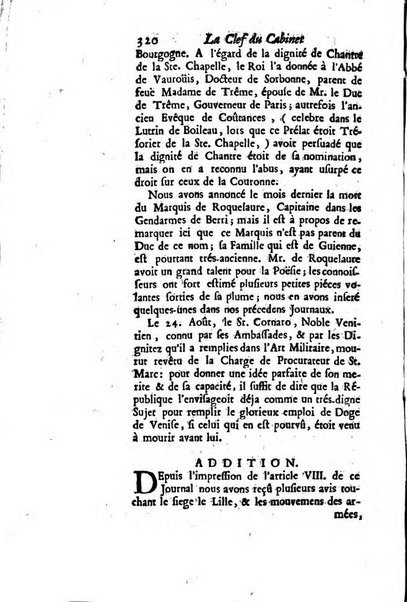 Journal historique sur les matières du tems contenant aussi quelques nouvelles de littérature et autres remarques curieuses