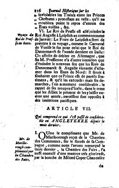 Journal historique sur les matières du tems contenant aussi quelques nouvelles de littérature et autres remarques curieuses