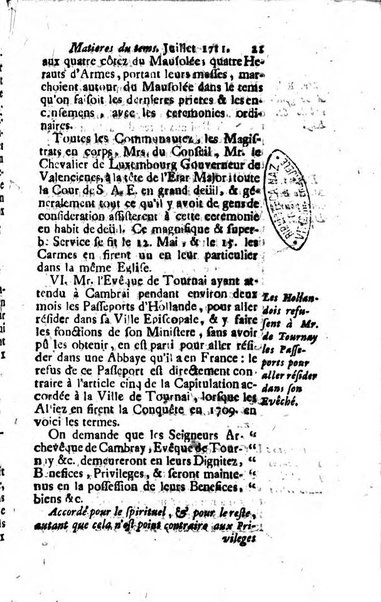 Journal historique sur les matières du tems contenant aussi quelques nouvelles de littérature et autres remarques curieuses