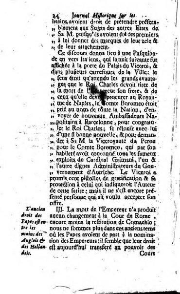 Journal historique sur les matières du tems contenant aussi quelques nouvelles de littérature et autres remarques curieuses