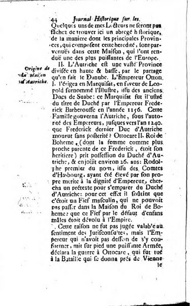 Journal historique sur les matières du tems contenant aussi quelques nouvelles de littérature et autres remarques curieuses