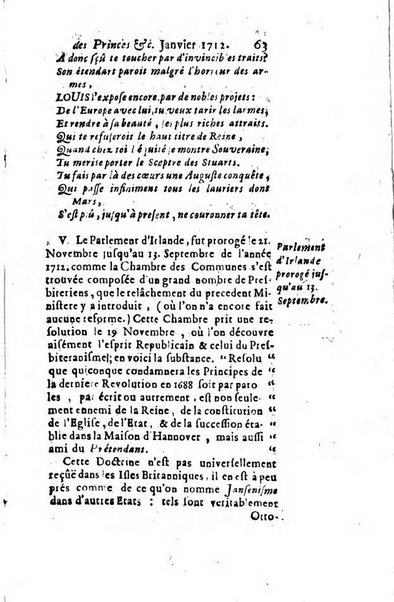 Journal historique sur les matières du tems contenant aussi quelques nouvelles de littérature et autres remarques curieuses