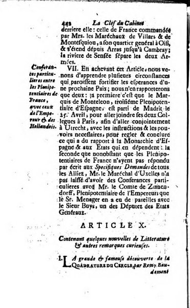 Journal historique sur les matières du tems contenant aussi quelques nouvelles de littérature et autres remarques curieuses