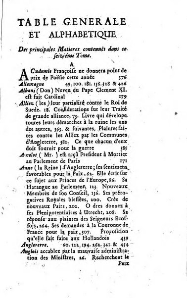 Journal historique sur les matières du tems contenant aussi quelques nouvelles de littérature et autres remarques curieuses