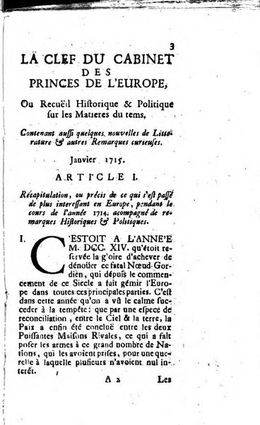 Journal historique sur les matières du tems contenant aussi quelques nouvelles de littérature et autres remarques curieuses