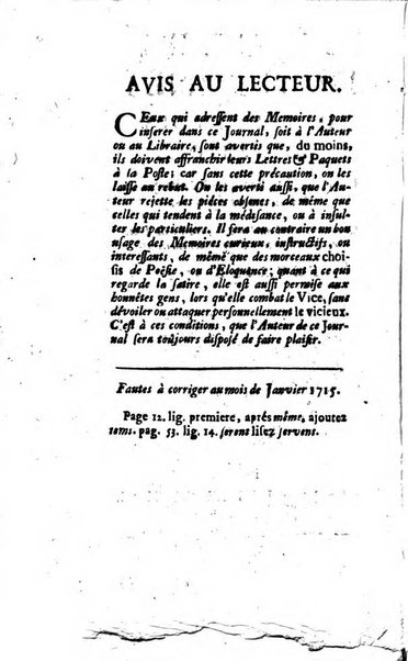 Journal historique sur les matières du tems contenant aussi quelques nouvelles de littérature et autres remarques curieuses