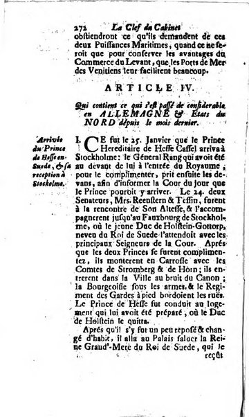 Journal historique sur les matières du tems contenant aussi quelques nouvelles de littérature et autres remarques curieuses