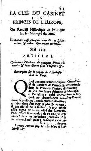 Journal historique sur les matières du tems contenant aussi quelques nouvelles de littérature et autres remarques curieuses