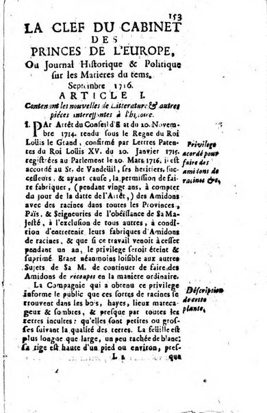 Journal historique sur les matières du tems contenant aussi quelques nouvelles de littérature et autres remarques curieuses