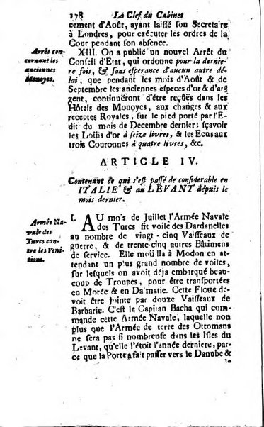 Journal historique sur les matières du tems contenant aussi quelques nouvelles de littérature et autres remarques curieuses