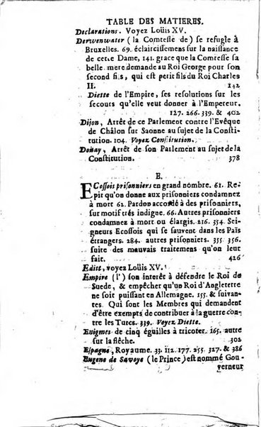 Journal historique sur les matières du tems contenant aussi quelques nouvelles de littérature et autres remarques curieuses