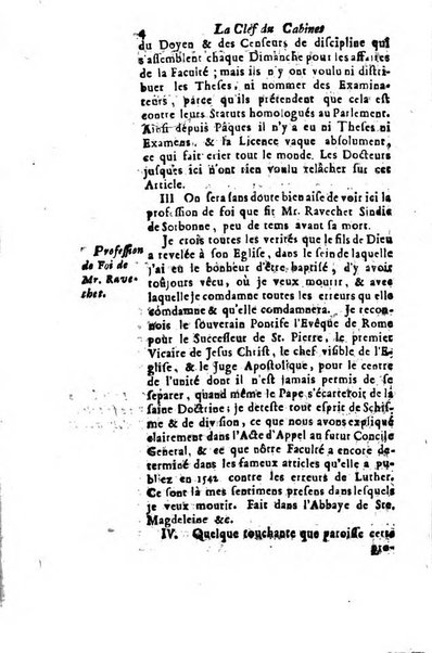 La clef du cabinet des princes de l'Europe ou recueil historique et politique sur les matières du tems