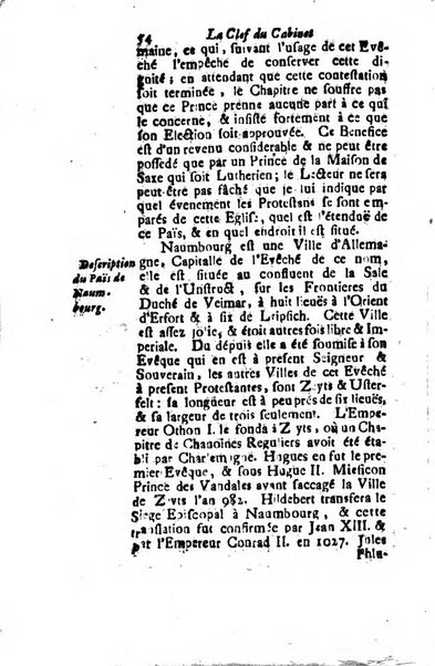 La clef du cabinet des princes de l'Europe ou recueil historique et politique sur les matières du tems