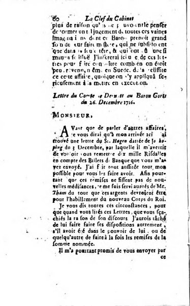 La clef du cabinet des princes de l'Europe ou recueil historique et politique sur les matières du tems