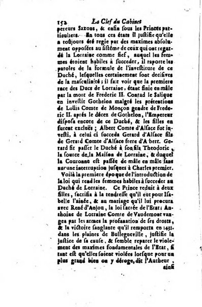 La clef du cabinet des princes de l'Europe ou recueil historique et politique sur les matières du tems