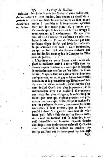 La clef du cabinet des princes de l'Europe ou recueil historique et politique sur les matières du tems