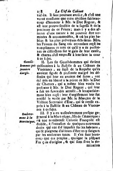 La clef du cabinet des princes de l'Europe ou recueil historique et politique sur les matières du tems