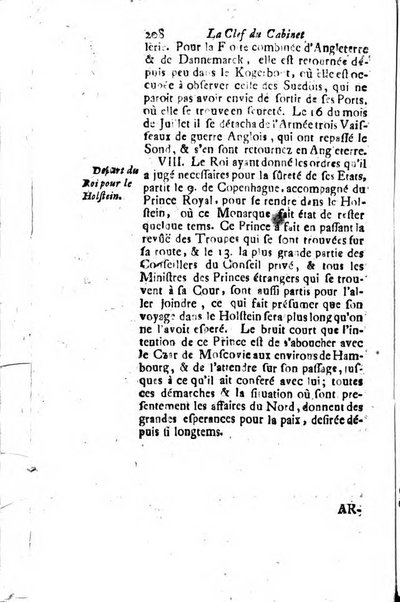 La clef du cabinet des princes de l'Europe ou recueil historique et politique sur les matières du tems