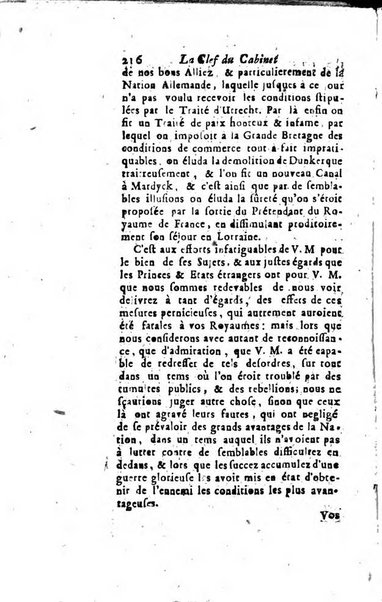 La clef du cabinet des princes de l'Europe ou recueil historique et politique sur les matières du tems