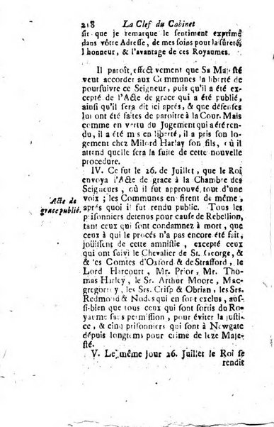 La clef du cabinet des princes de l'Europe ou recueil historique et politique sur les matières du tems