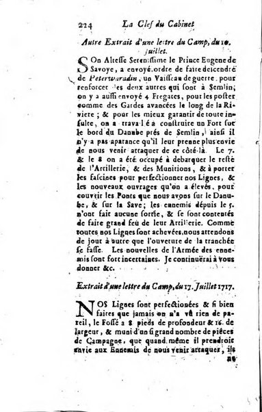 La clef du cabinet des princes de l'Europe ou recueil historique et politique sur les matières du tems