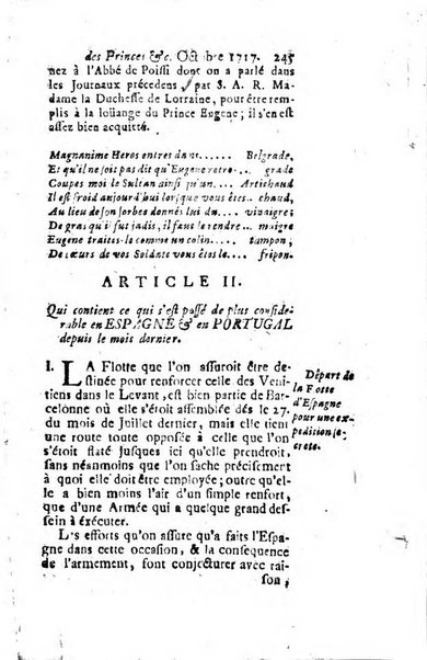 La clef du cabinet des princes de l'Europe ou recueil historique et politique sur les matières du tems