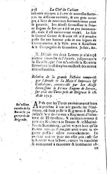 La clef du cabinet des princes de l'Europe ou recueil historique et politique sur les matières du tems