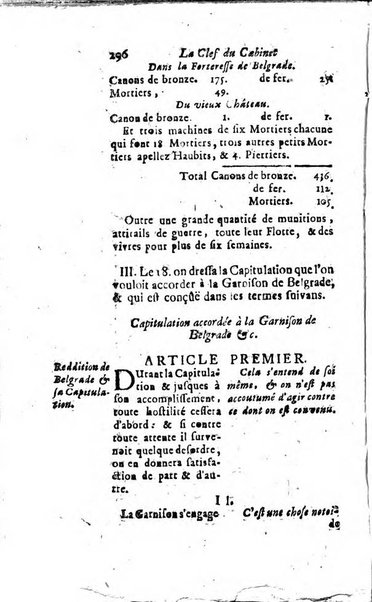 La clef du cabinet des princes de l'Europe ou recueil historique et politique sur les matières du tems